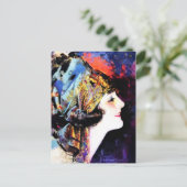 Martha Mansfield, een stille filmlegende Briefkaart (Staand voorkant)