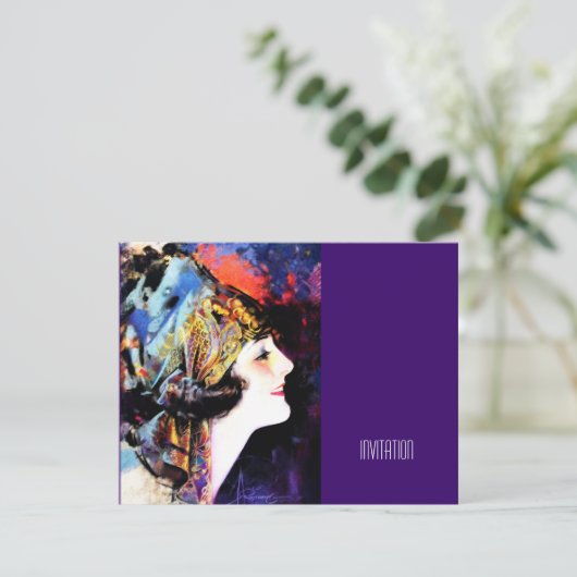 Martha Mansfield Kaart (Staand voorkant)