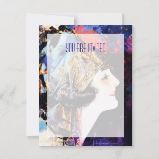 Martha Mansfield Kaart (Achterkant)