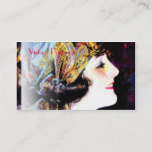 Martha Mansfield, stille filmster Visitekaartje (Achterkant)