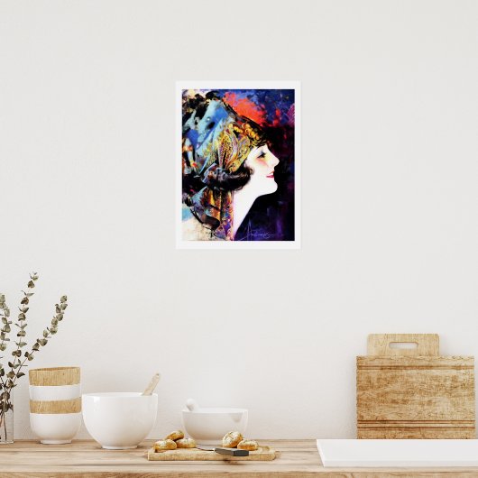 Martha Mansfield, Vintage Poster (Keuken)