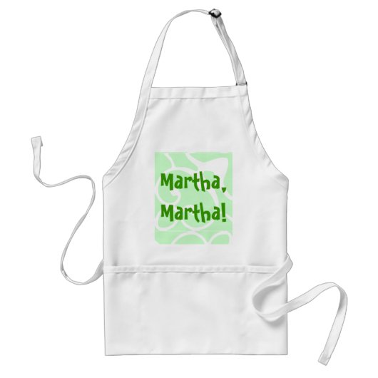 Martha, Martha! Standaard Schort (Voorkant)