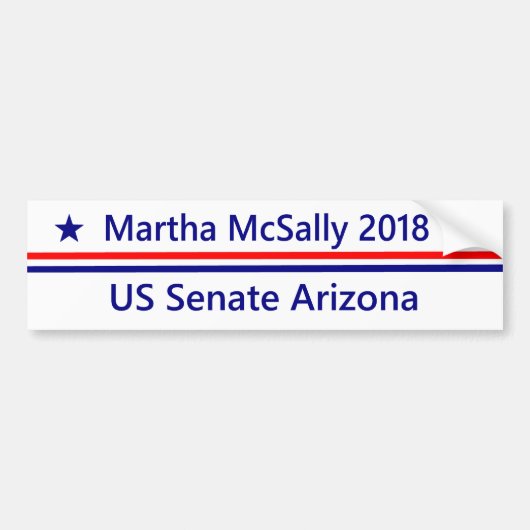 Martha McSally Senate 2018 Arizona Bumpersticker (Voorkant)