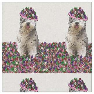 Martha Old English Sheepdog Stof