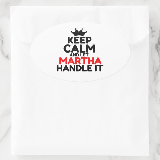 MARTHA OVALE STICKER (Tas)