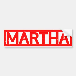 Martha Stamp Bumpersticker