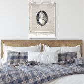 Martha Washington, gegraveerd door James Barton Lo Canvas Afdruk (Insitu (Slaapkamer))