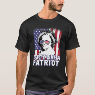 Martha Washington Party als patriot feminist 4t T-shirt