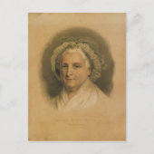Martha Washington Portret van Ives Briefkaart (Voorkant)