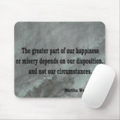 Martha Washington Quote Muismat (Met muis)