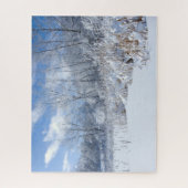 Marthaler Park Bevroren Pond en Bomen Legpuzzel (Verticaal)