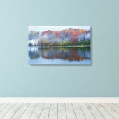 Marthaler Park Snowy Autumn Morning Canvas Afdruk (Insitu (Houten vloer))