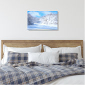Marthaler Park Snowy Hills Canvas Afdruk (Insitu (Slaapkamer))