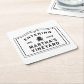 Martha's Vineyard Adirondack Chairman Kartonnen Onderzetters (Schuin)