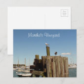 Martha's Vineyard-ansichtkaart Briefkaart (Voorkant / Achterkant)
