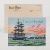 Martha's Vineyard-ansichtkaart Uitnodiging Briefkaart (Voorkant / Achterkant)