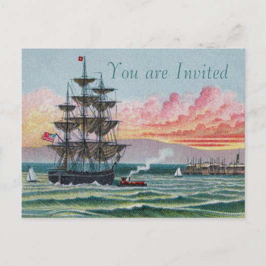 Martha's Vineyard-ansichtkaart Uitnodiging Briefkaart (Voorkant)