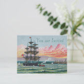 Martha's Vineyard-ansichtkaart Uitnodiging Briefkaart (Staand voorkant)