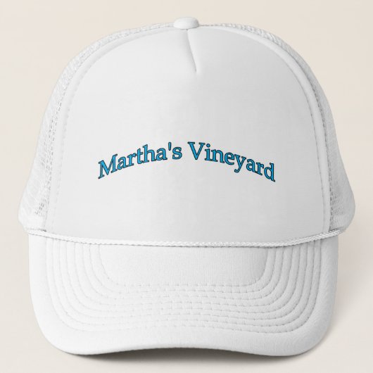 Martha's Vineyard Arch Text Trucker Pet (Voorkant)