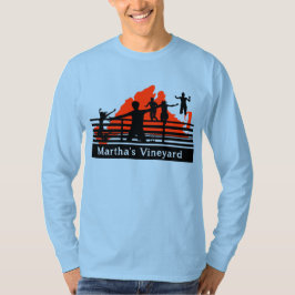 Martha's Vineyard Bridge Jump Lange hoes T-shirt 