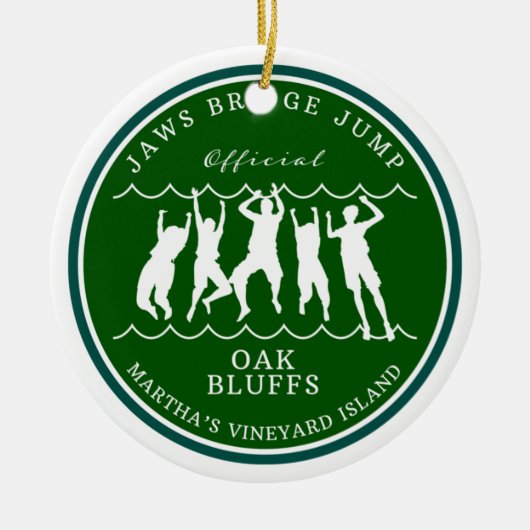 Martha's Vineyard Bridge Jump Ornament (Voorkant)