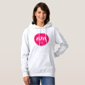 Martha's Vineyard Bridge Jump Pink Logo Hoodie (Voorkant volledig)