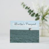 Martha's Vineyard Briefkaart (Staand voorkant)