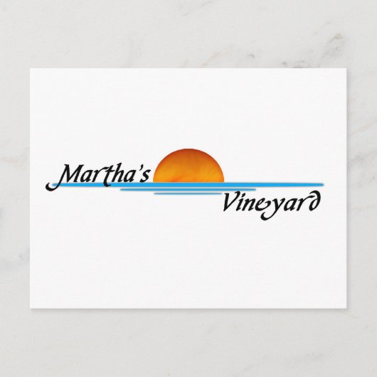 Marthas Vineyard Briefkaart (Voorkant)