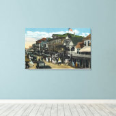 Martha's Vineyard, Circuit Avenue Scene Canvas Afdruk (Insitu (Houten vloer))