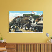 Martha's Vineyard, Circuit Avenue Scene Canvas Afdruk (Insitu (Woonkamer))