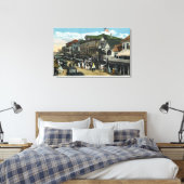 Martha's Vineyard, Circuit Avenue Scene Canvas Afdruk (Insitu (Slaapkamer))