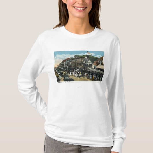 Martha's Vineyard, Circuit Avenue Scene T-shirt (Voorkant)