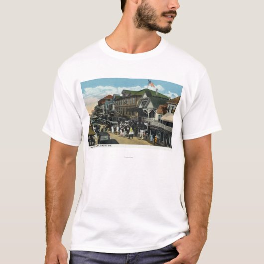 Martha's Vineyard, Circuit Avenue Scene T-shirt (Voorkant)
