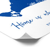 Martha's Vineyard Edgartown Housewarming Gift Poster (Hoek)