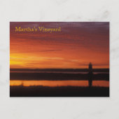 Martha's Vineyard Edgartown Lighthouse Dawn Briefkaart (Voorkant)