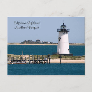 Martha's Vineyard, Edgartown Lighthouse Post Card Briefkaart
