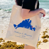 Martha's Vineyard Edgartown Marine Bruiloft Welkom Tote Bag