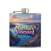 Marthas vineyard fles heupfles (Voorkant)