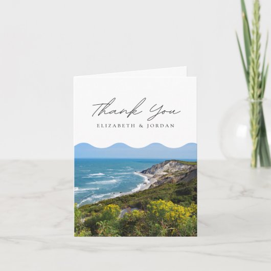 Martha's Vineyard Foto lege bedankkaart (Voorkant)