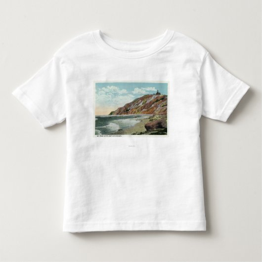 Martha's Vineyard, Gay Head Cliffs Uitzicht Kinder Shirts (Voorkant)