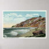 Martha's Vineyard, Gay Head Cliffs Uitzicht Poster (Voorkant)