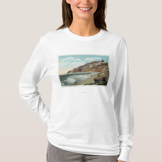 Martha's Vineyard, Gay Head Cliffs Uitzicht T-shirt (Voorkant)