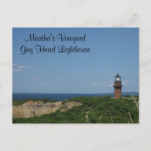 Martha's Vineyard Gay Head House Briefkaart (Voorkant)