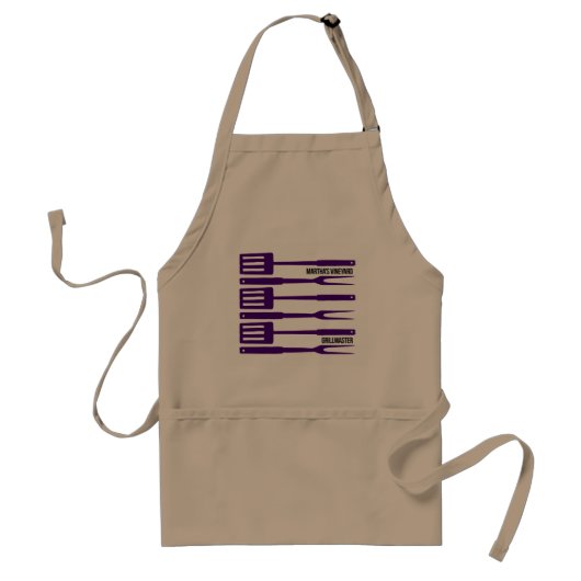Martha's Vineyard Grill Master Apron Standaard Schort (Voorkant)