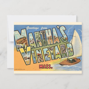 Marthas Vineyard Groeten  Briefkaart