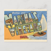 Marthas Vineyard Groeten Briefkaart (Voorkant)