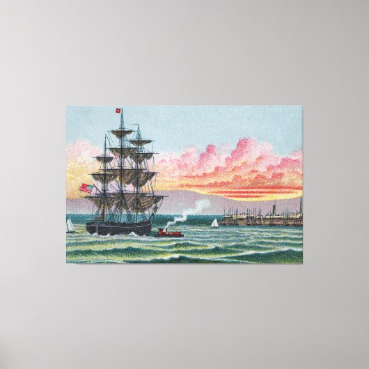 Martha's Vineyard Grote Ingepakte Canvas Afdruk (Voorkant)