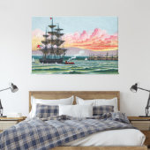 Martha's Vineyard Grote Ingepakte Canvas Afdruk (Insitu (Slaapkamer))