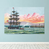 Martha's Vineyard Grote Ingepakte Canvas Afdruk (Insitu (Houten vloer))