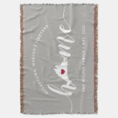 Martha's Vineyard Home Town Personalized Deken (Voorkant Verticaal)